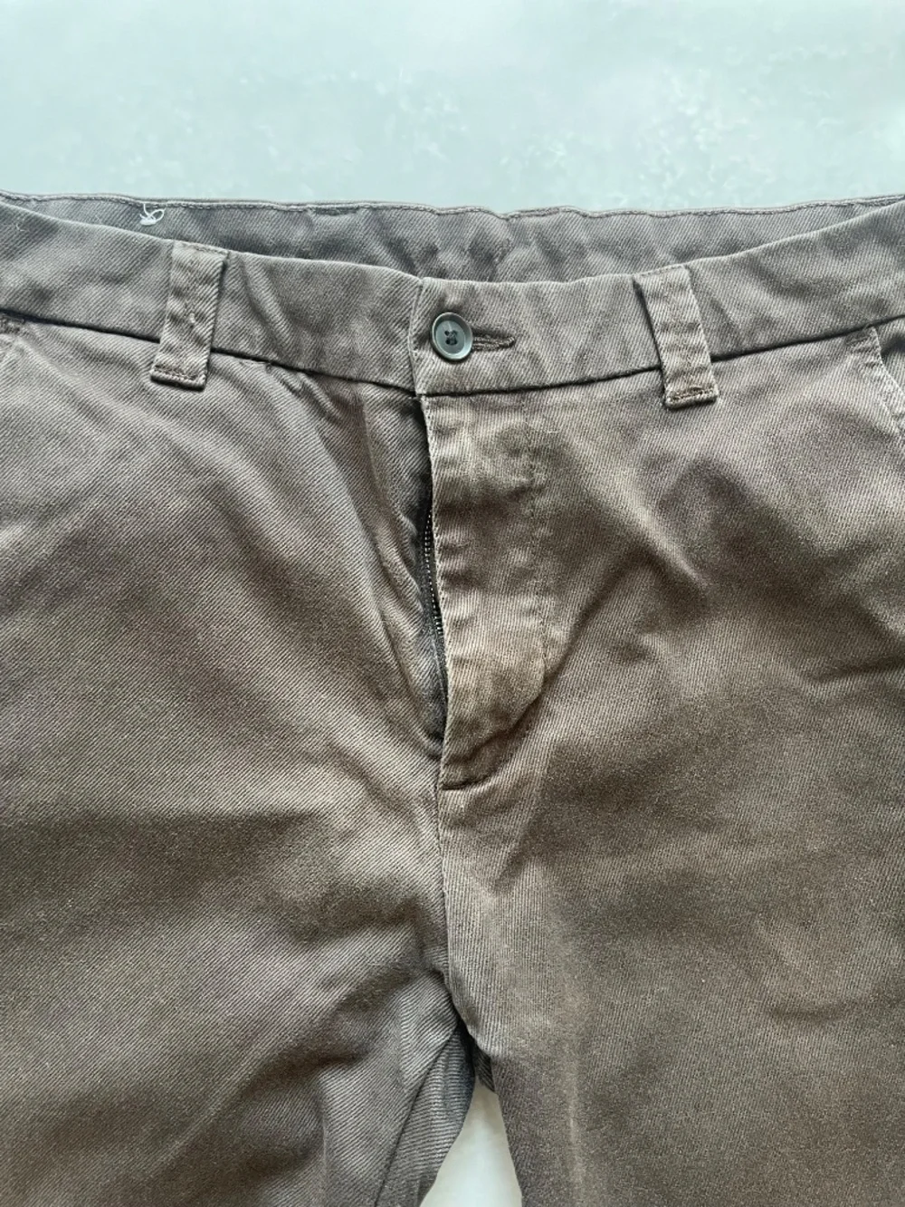 Zara Dark Brown Chino Pants Men’s Size 32 - Picture 2 of 8